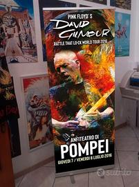 Espositore roll-up David Gilmour Pink Floyd "live