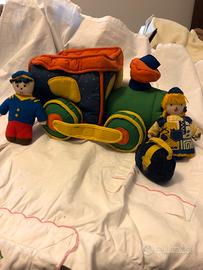 Locomotiva con personaggi