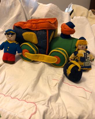 Locomotiva con personaggi