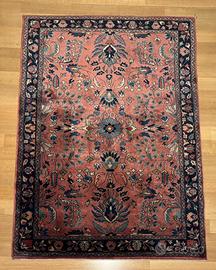 Tappeto persiano Sarouk 168x120 annodato a mano