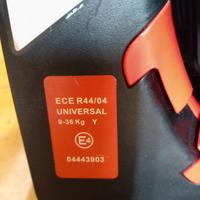 Seggiolino auto Giordani no isofix