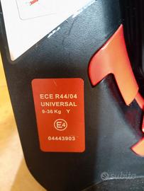 Seggiolino auto Giordani no isofix