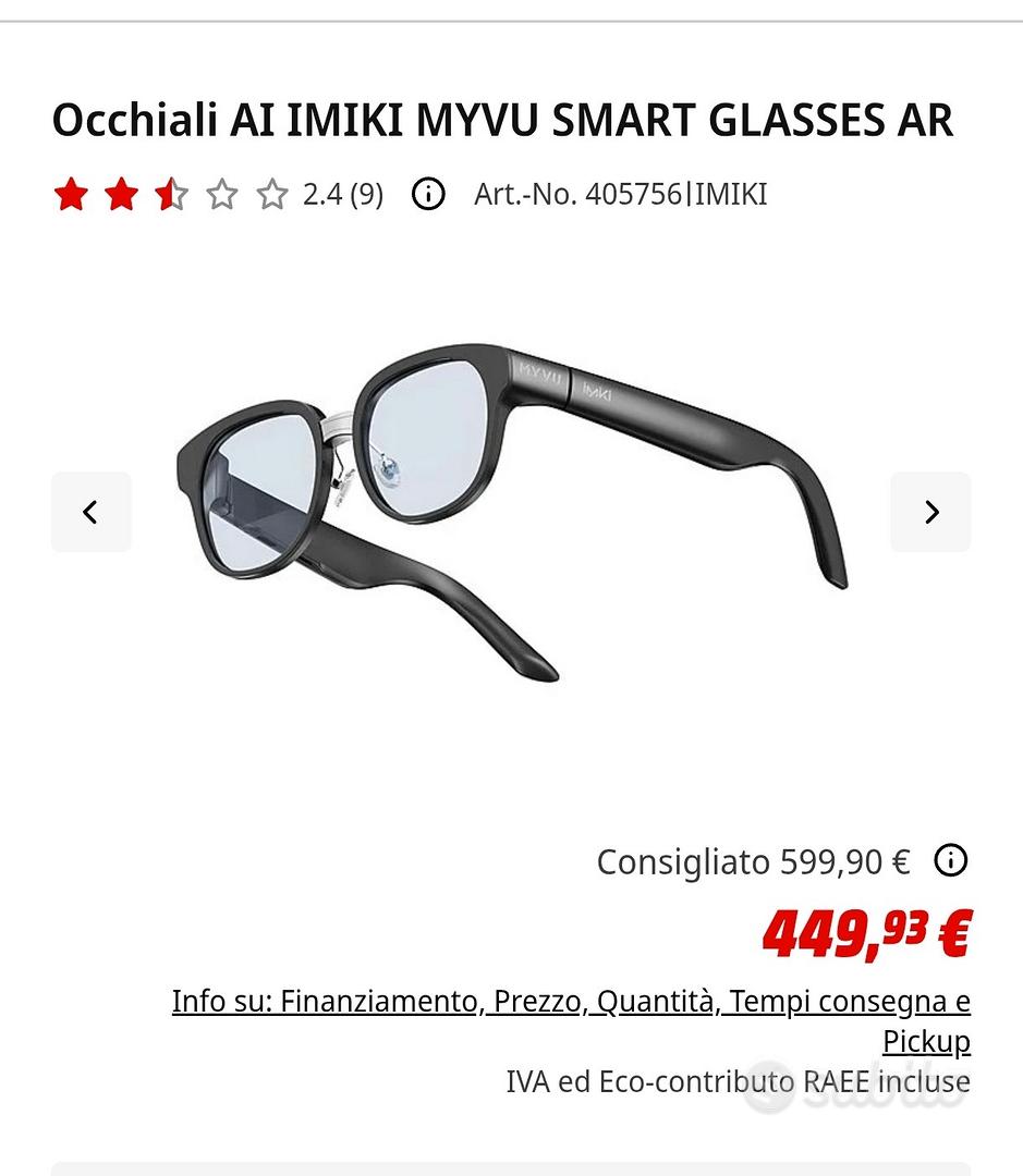 Imiki | MYVU AR Smart Glasses - Audio/Video In vendita a Cosenza