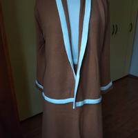 morbido tailleur in maglia misto lana