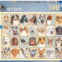Puzzle Ravensburger 500 pezzi 16758 cani