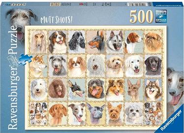Puzzle Ravensburger 500 pezzi 16758 cani