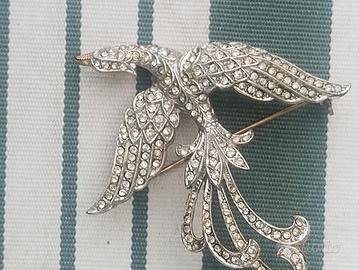 spilla argento placata oro 