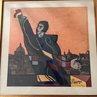 José Ortega litografia