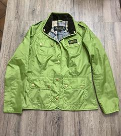 Giacca Barbour vintage international verde uk12