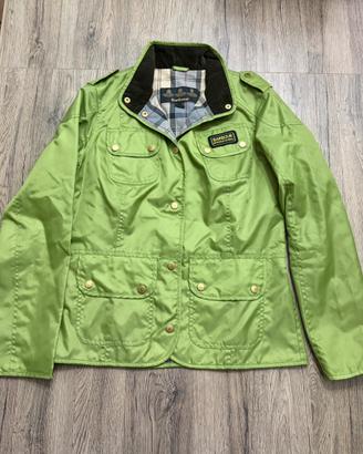 Giacca Barbour vintage international verde uk12
