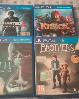 PS4 giochi