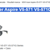 Alimentato 65W Acer Aspire V5-571 V5-571G