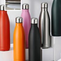 Borraccia in acciaio inox da 1000 ml color beige.
