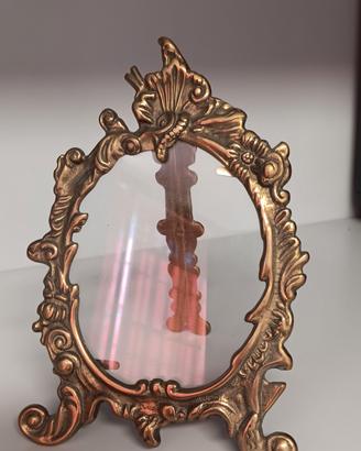 Cornice portafoto ottone vintage