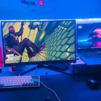 Monitor MSI 24 pollici  144hz curvo + freesync
