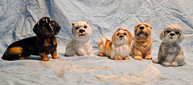 ceramica animali cani varie razze