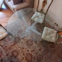 Tavolo Frau piano tondo con diametro 120cm di cris