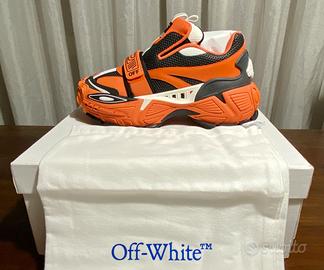 Off-White Glove Slip On Orange / Black
