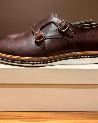Mocassino in pelle Santoni doppia fibia 43 - 09