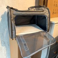 Trasportino per cane/gatto in tessuto