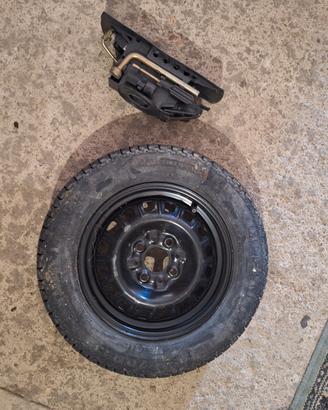 Ruota di scorta e kit cambio Fiat Uno