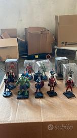 action figures Marvel e DC