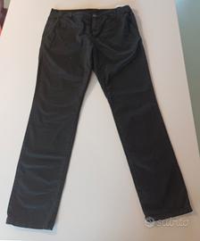 pantaloni neri scout in cotone 