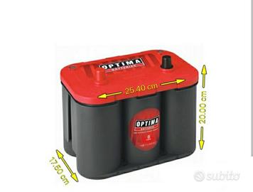 2 batterie optima Red Top RT C 4.2 