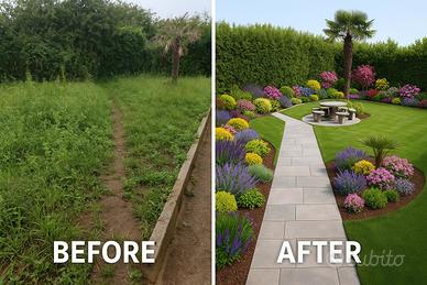 🌿 Progettazione e realizzo  giardini e terrazzi 