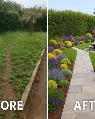 🌿 Progettazione e realizzo  giardini e terrazzi 