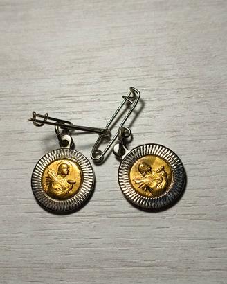 💎 Medagliette bimettaliche vintage 📿