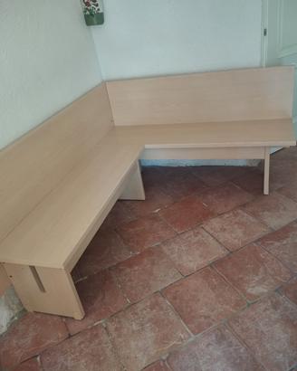 panca ad angolo con tavolo
