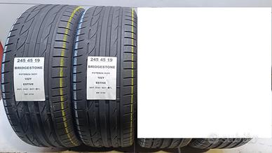 2 GOMME 245 45 19 BRIDGESTONE RIF3736