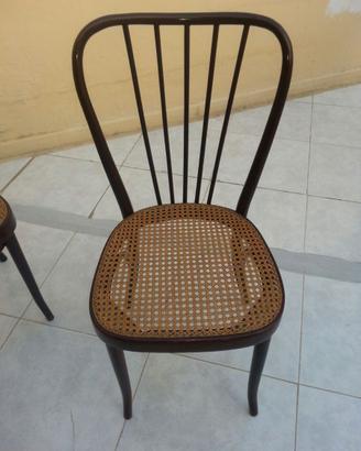 Sedie di antiquariato, in paglia di Vienna