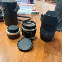 Lotto obiettivi canon obiettivo