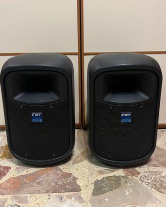 Coppia casse FBT 8bA amplificate