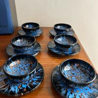 Set da the in vetro di Murano