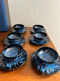 Set da the in vetro di Murano