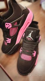 Nike Air Jordan 4 🖤🩷 "Pink Panther" 
