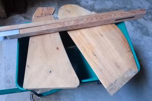 Timone per sandolo o cofano - vela al terzo