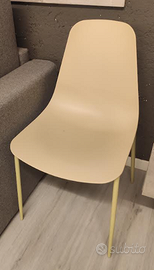 SEDIA GIALLA PASTELLO