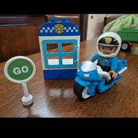 moto polizia lego duplo