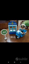 moto polizia lego duplo