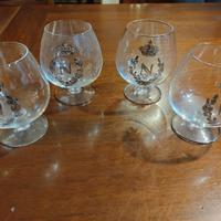 Set 4 bicchieri Napoleon in cristallo