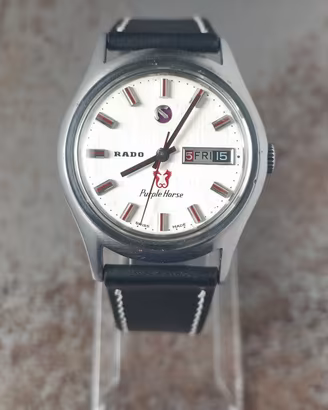 Rado purple horse 1975 revisionato 2025