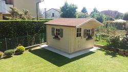 Casetta da giardino in legno mt. 2X2