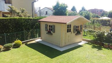 Casetta da giardino in legno mt. 2X2