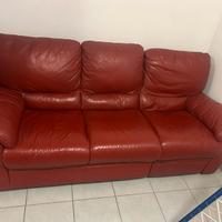 Divano in pelle divani&divani