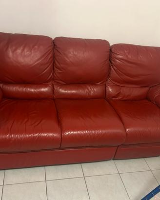 Divano in pelle divani&divani