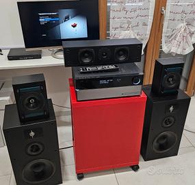 Harman Kardon AVR255(da riparare), diffusori 5.0